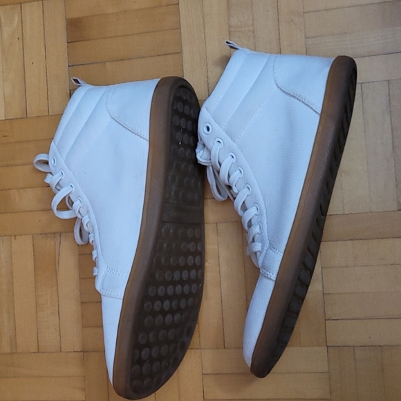 Feel Grounds High Rise Knit Off White Minimalist Barefoot Shoes - Picture 8 of 10